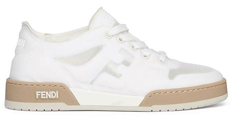 fendi low top match sneakers